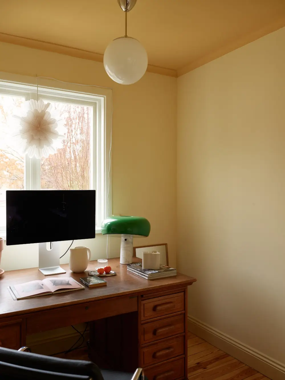 Warm Yellow Walls in a Charming 1920s House in Stockholm 8 beige-yellow-interiors-small-villa-sweden-nordroom