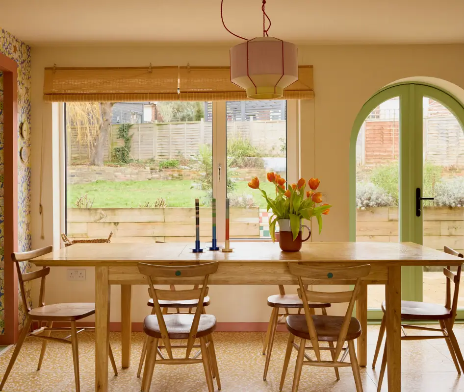 A Colorful Danish-Inspired Mid-Century Family Home in London 8 colorful-mid-century-family-home-north-london-nordroom.