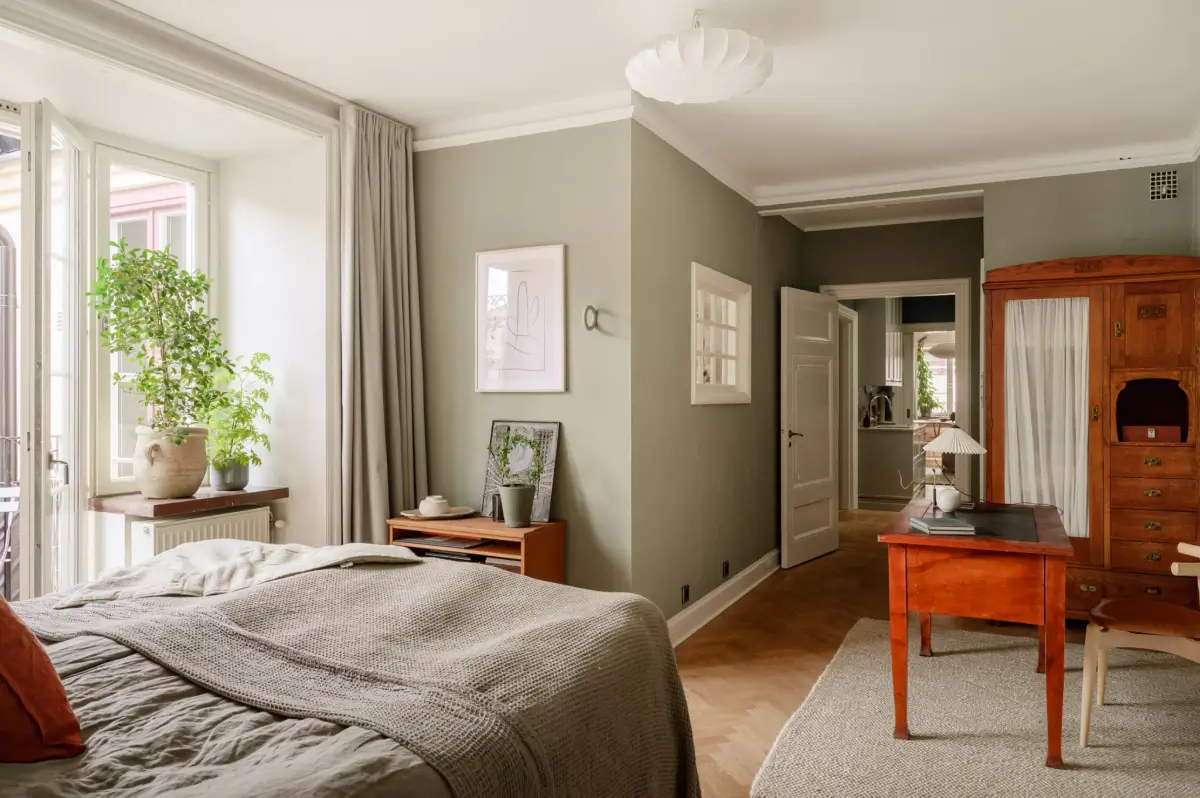 A 1920s Apartment Decorated in Blue and Green Tones 23 green-blue-tones-1920s-apartment-stockholm