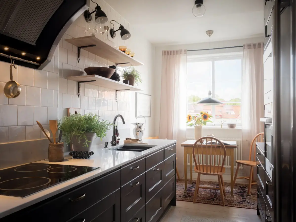 A Renovated Duplex Apartment with a Roof Terrace 24 scandi-duplex-apartment-exposed-beams-brick-nordroom