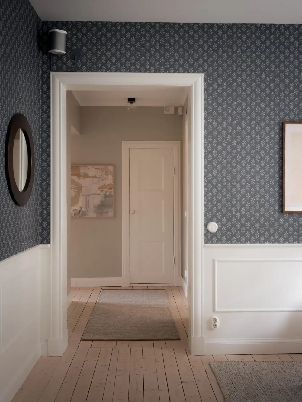 A Renovated Duplex Apartment with a Roof Terrace 30 scandi-duplex-apartment-exposed-beams-brick-nordroom