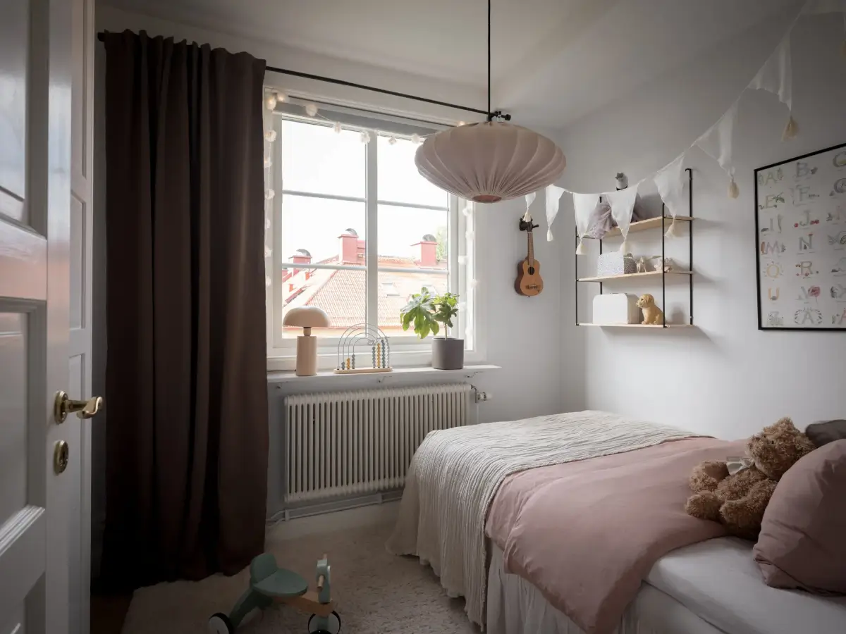 A Renovated Duplex Apartment with a Roof Terrace 35 scandi-duplex-apartment-exposed-beams-brick-nordroom