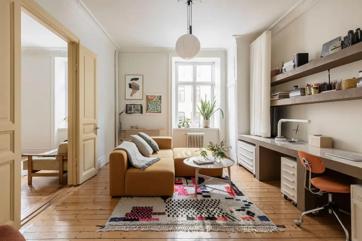 A Contemporary Architect-Designed Reimagination of an Early 20th-Century Apartment 1 architect-designed-apartment-sweden-nordroom