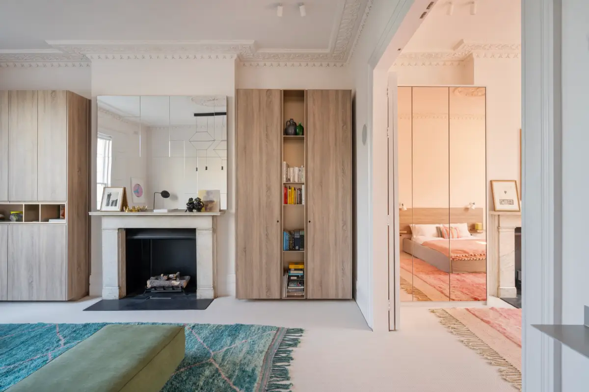 Grand Spaces with Colorful Details in a Holland Park Apartment 3 color-design-extended-notting-hill-apartment