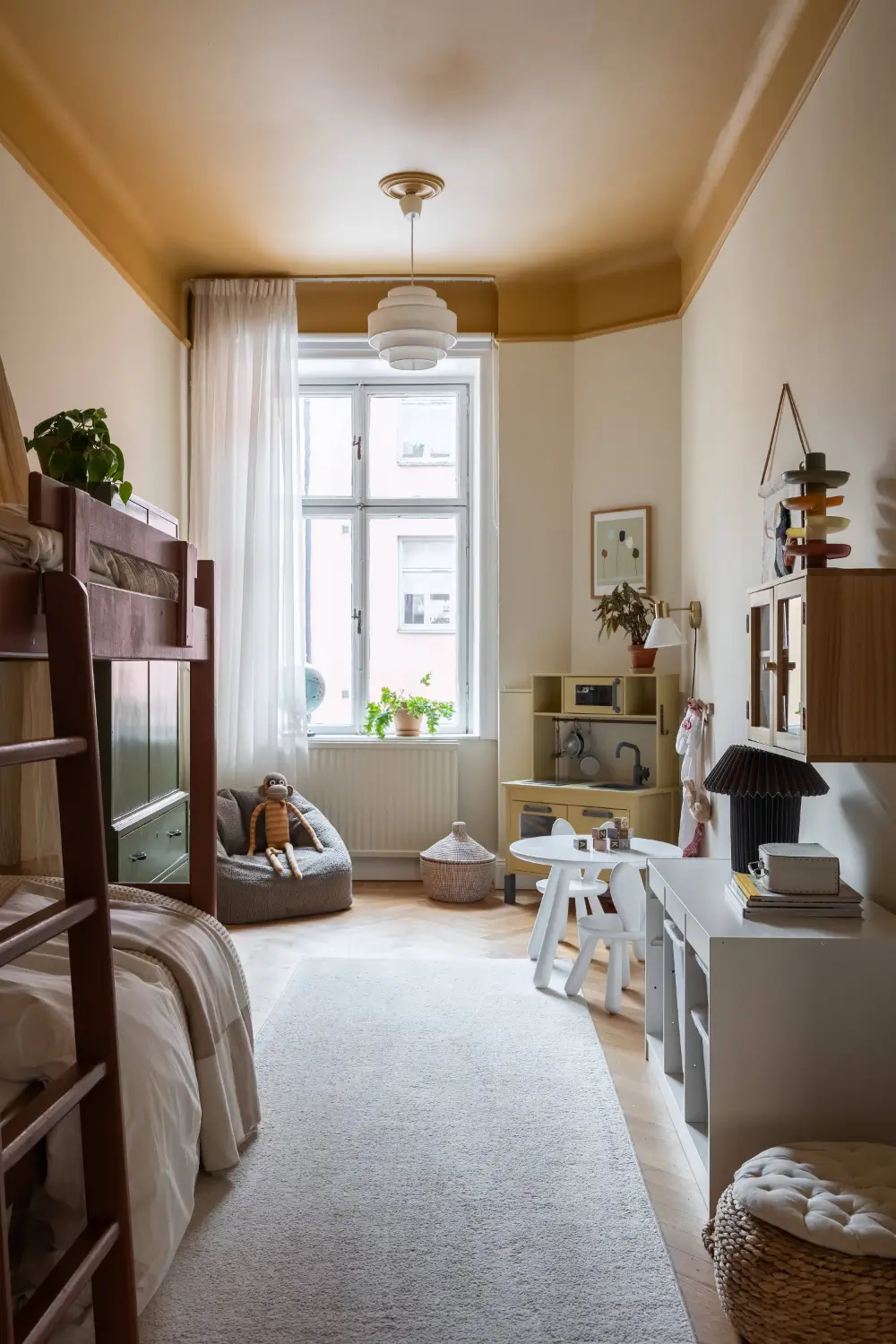Warm Beige Tones and a Stylish Kitchen in a Stockholm Apartment 25 early-20th-century-apartment-beautiful-kitchen-and-fireplace