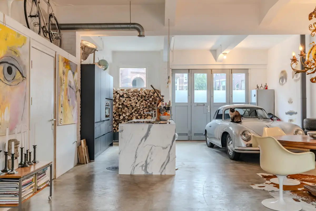 A Former Sawmill Converted into a Raw, Industrial Home 4 former-sawmill-turned-raw-industrial-home-netherlands