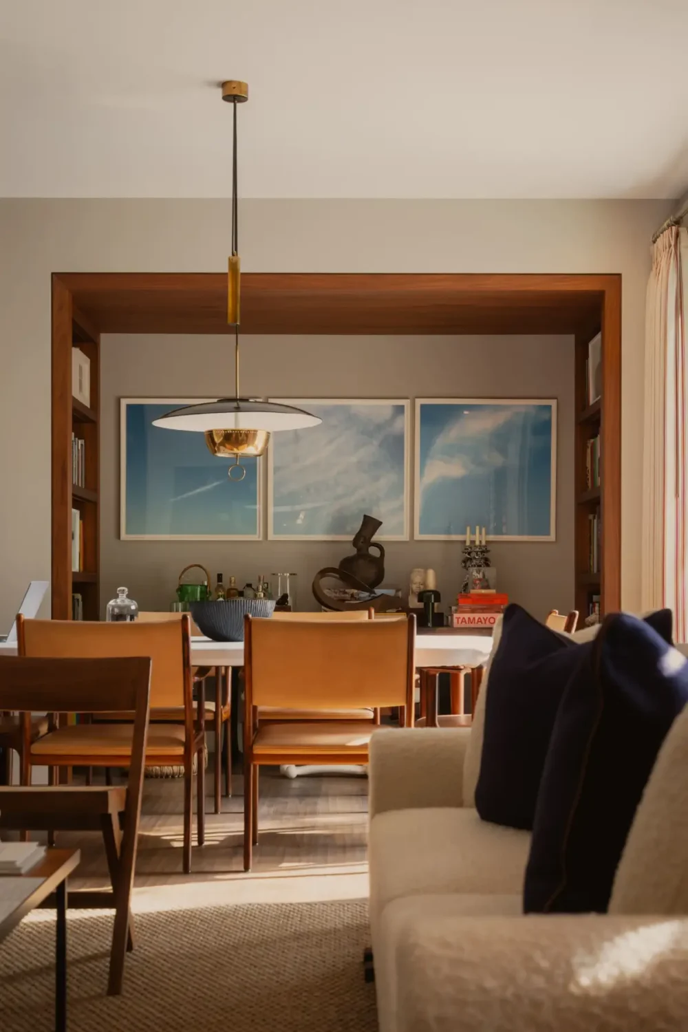 Bespoke Storage and Layered Textiles in a Warm Mexico City Apartment 3 layered-book-filled-apartment-mexico-city-nordroom