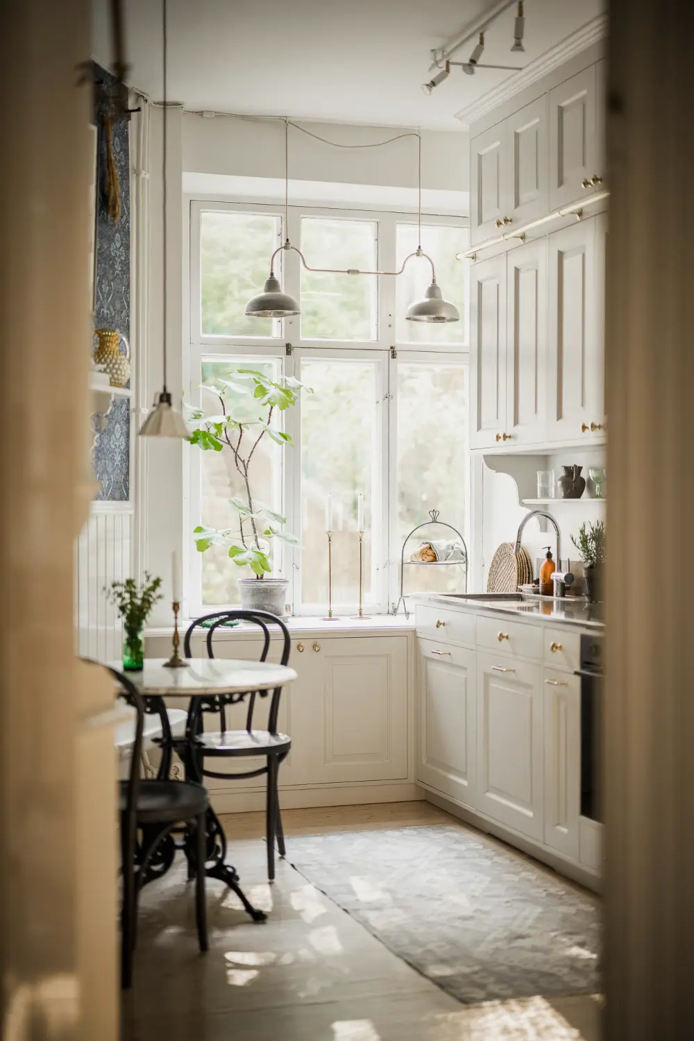Large Windows, Period Character, and a Charming Kitchen in a Swedish Apartment 10 period-features-thoughtful-updates-scandinavian-apartment-nordroom