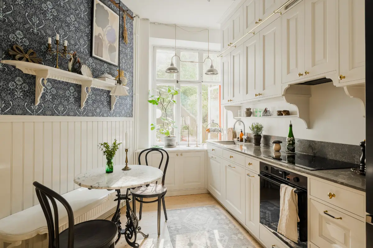 Large Windows, Period Character, and a Charming Kitchen in a Swedish Apartment 11 period-features-thoughtful-updates-scandinavian-apartment-nordroom