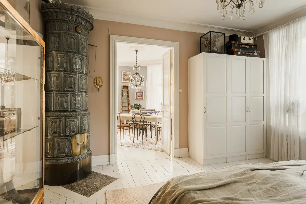 Large Windows, Period Character, and a Charming Kitchen in a Swedish Apartment 38 period-features-thoughtful-updates-scandinavian-apartment-nordroom