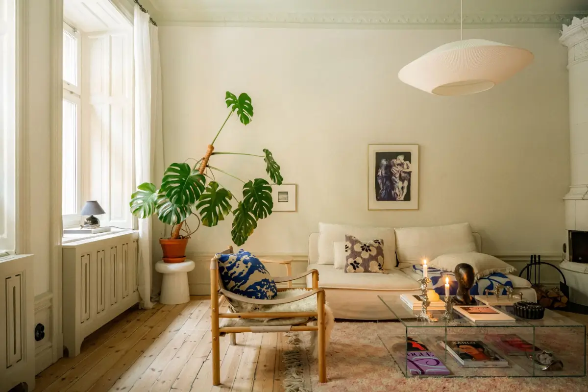 Painted Ceilings and a Light Yellow Kitchen in a Swedish Apartment 6 renovated-late-19th-century-apartment-yellow-kitchen-nordroom