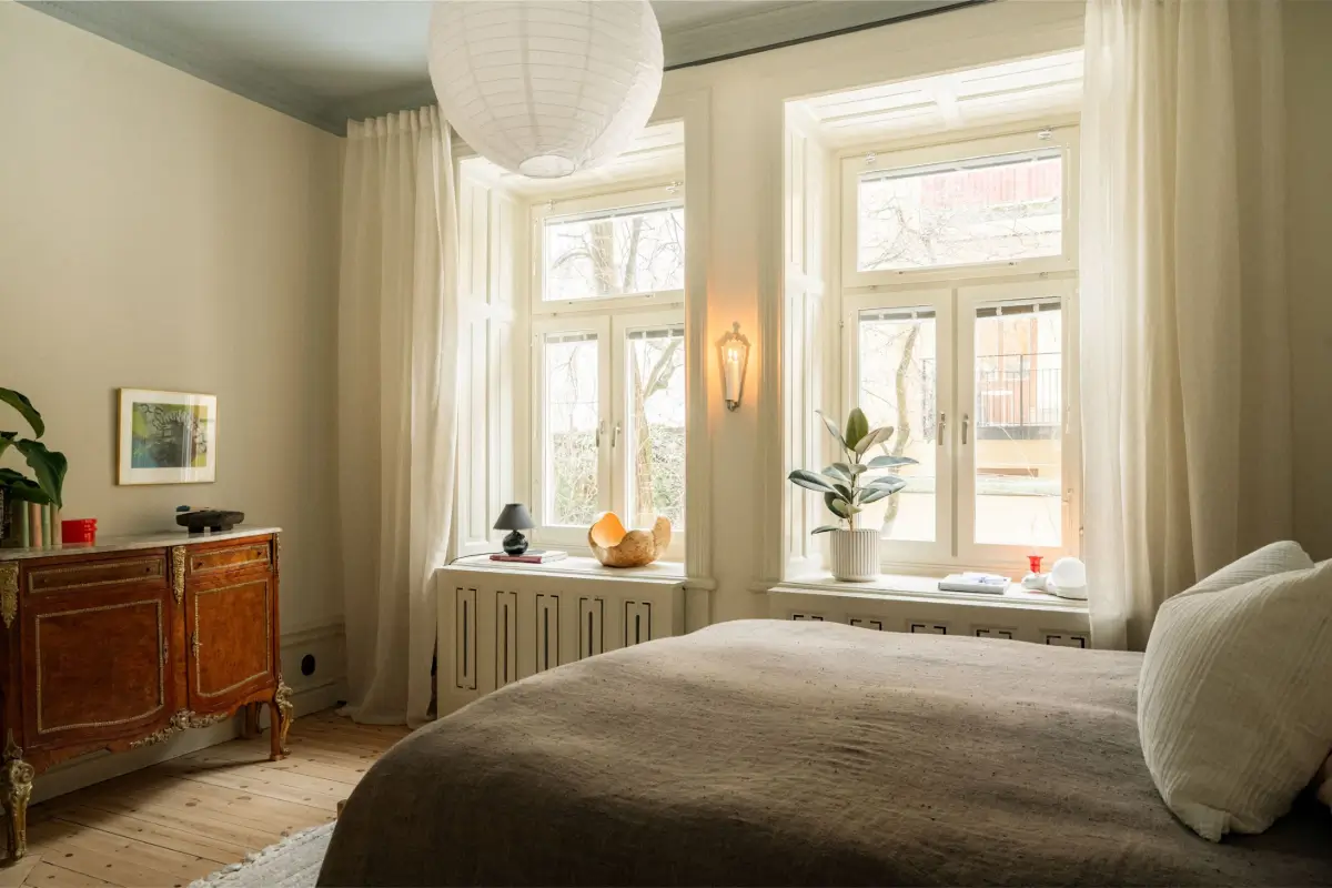 Painted Ceilings and a Light Yellow Kitchen in a Swedish Apartment 16 renovated-late-19th-century-apartment-yellow-kitchen-nordroom
