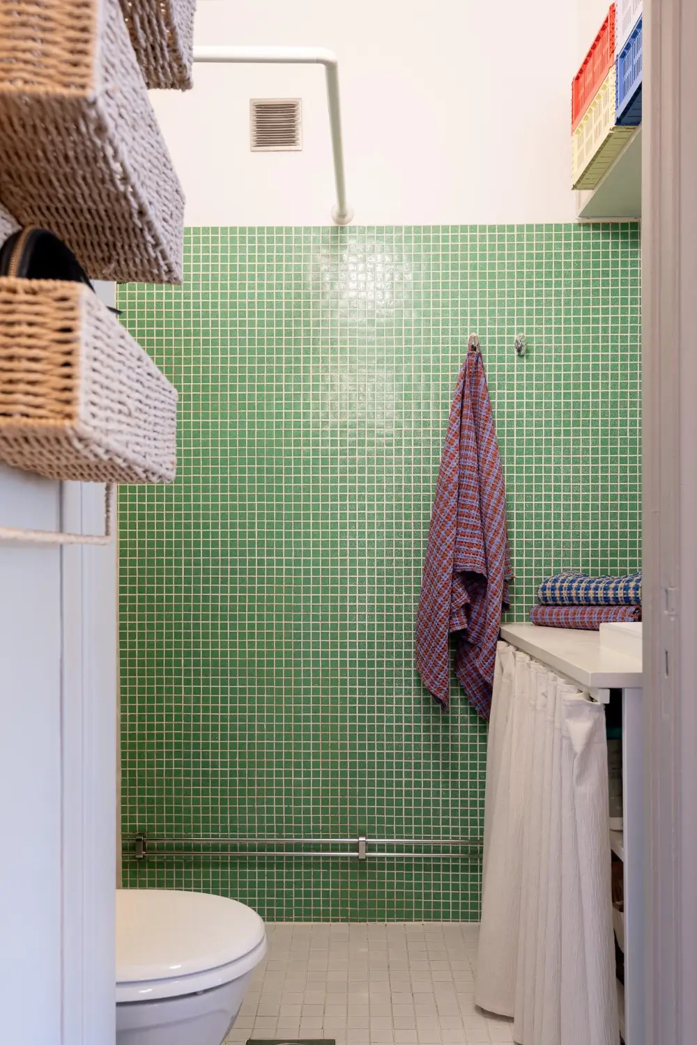 Preserved Details and a Warm Yellow Kitchen in a 1920s Apartment 24 yellow-kitchen-light-blue-living-room-ceiling-swedish-apartment