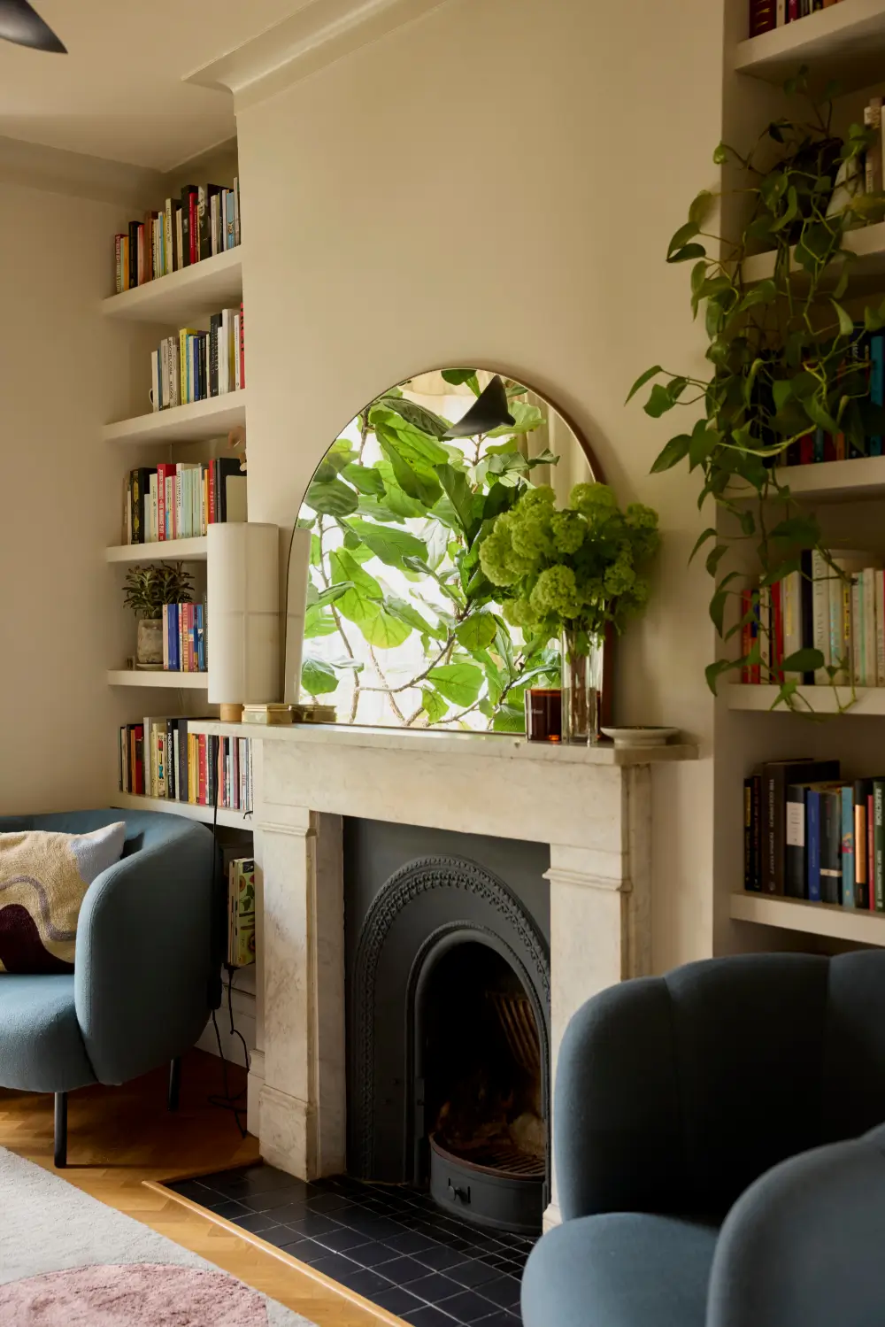 Serene Interiors in a Beautiful Renovated Family Home in London 3 calm-renovated-victorian-terrace-house-london