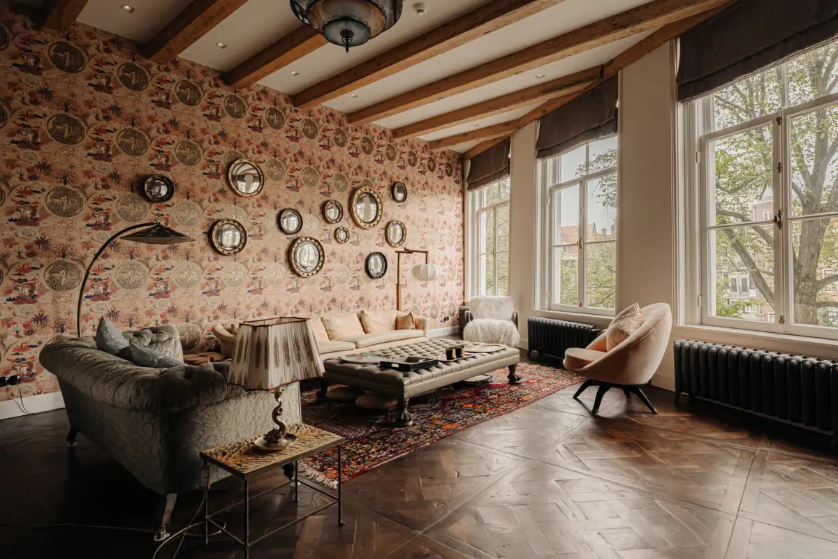 Step Inside Anton Corbijn’s Cinematic Amsterdam Canal House 14 canal-house-amsterdam-anton-corbijn-for-sale