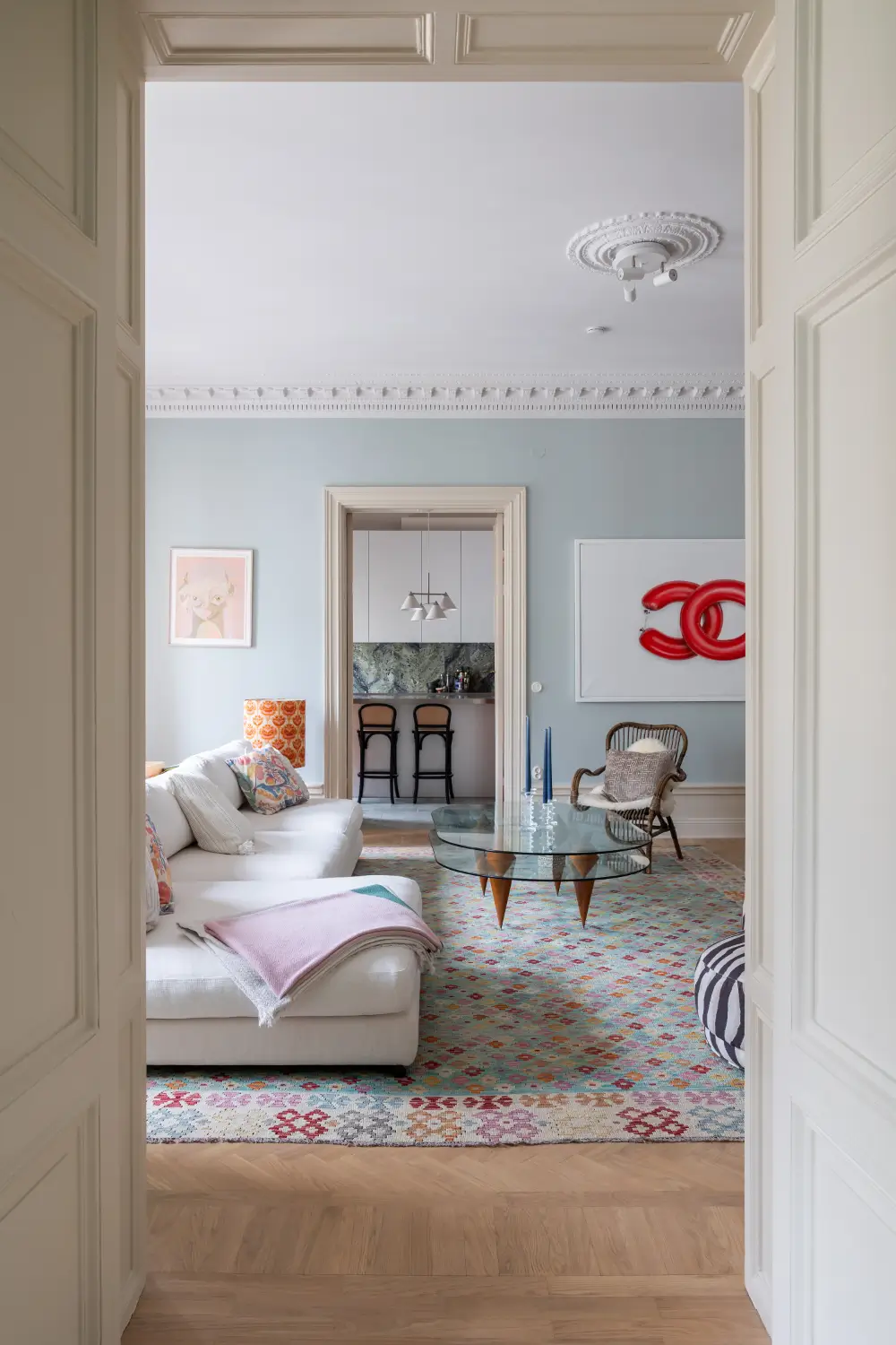 Pastel Tones and Wallpapers in a Grand Turn-of-the-Century Stockholm Apartment 5 grand-turn-of-the-century-apartment-stockholm