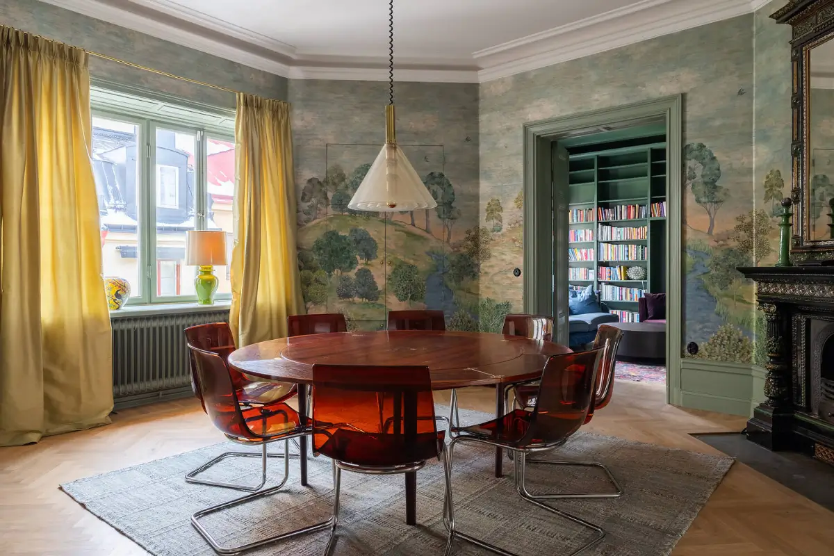Pastel Tones and Wallpapers in a Grand Turn-of-the-Century Stockholm Apartment 8 grand-turn-of-the-century-apartment-stockholm