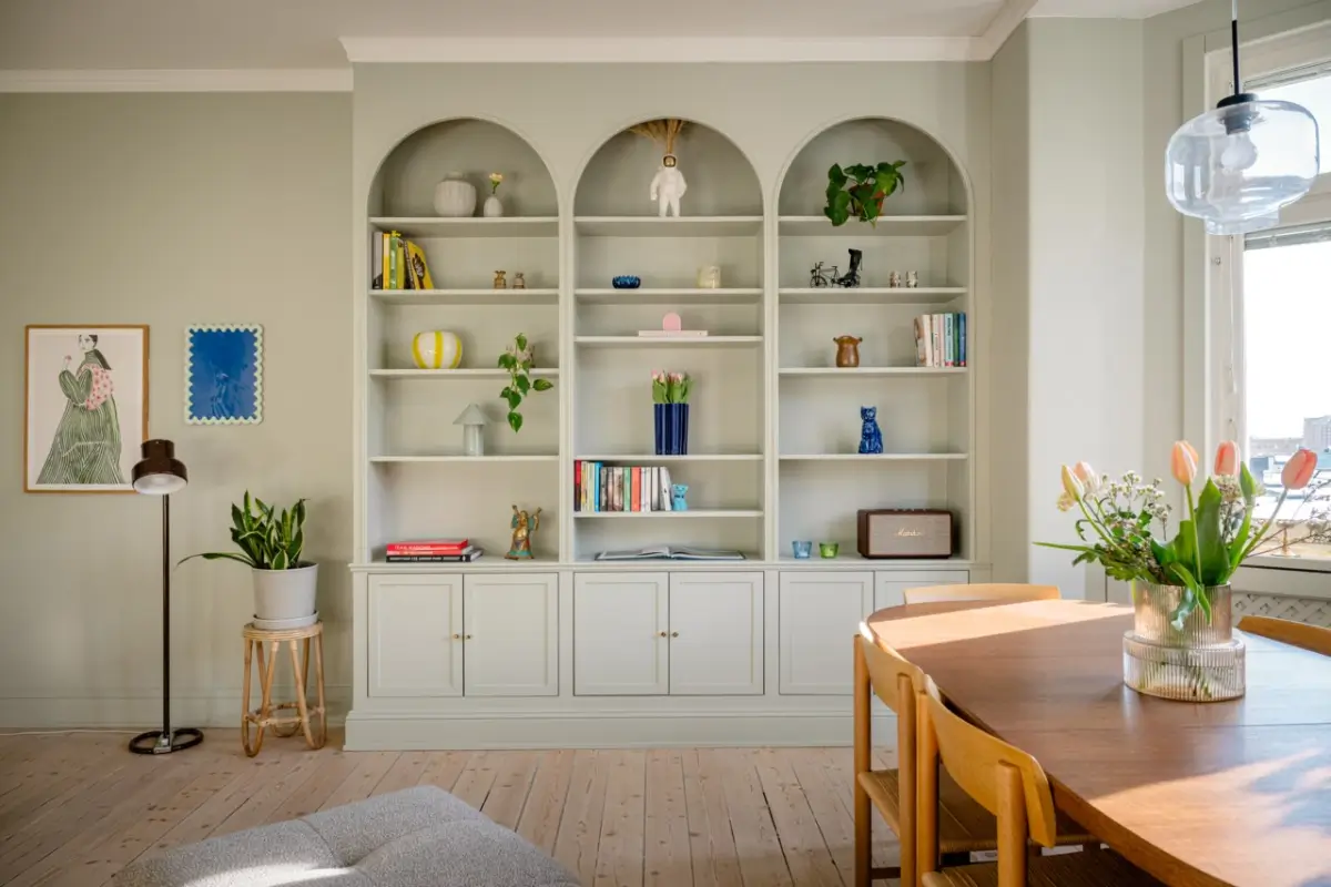 Pink and Green Rooms in a Bright Early 20th-Century Apartment 9 light-filled-swedish-apartment-pink-bedroom-nordroom