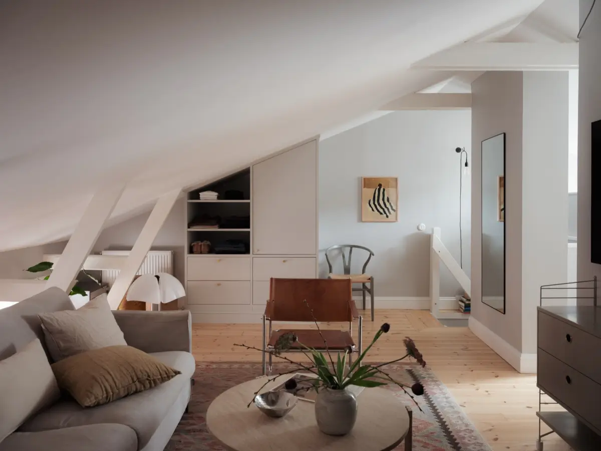 A Serene Duplex Apartment Pairs Period Elements with Modern Comforts 29 renovated-19th-century-duplex-apartment-sweden-nordroom