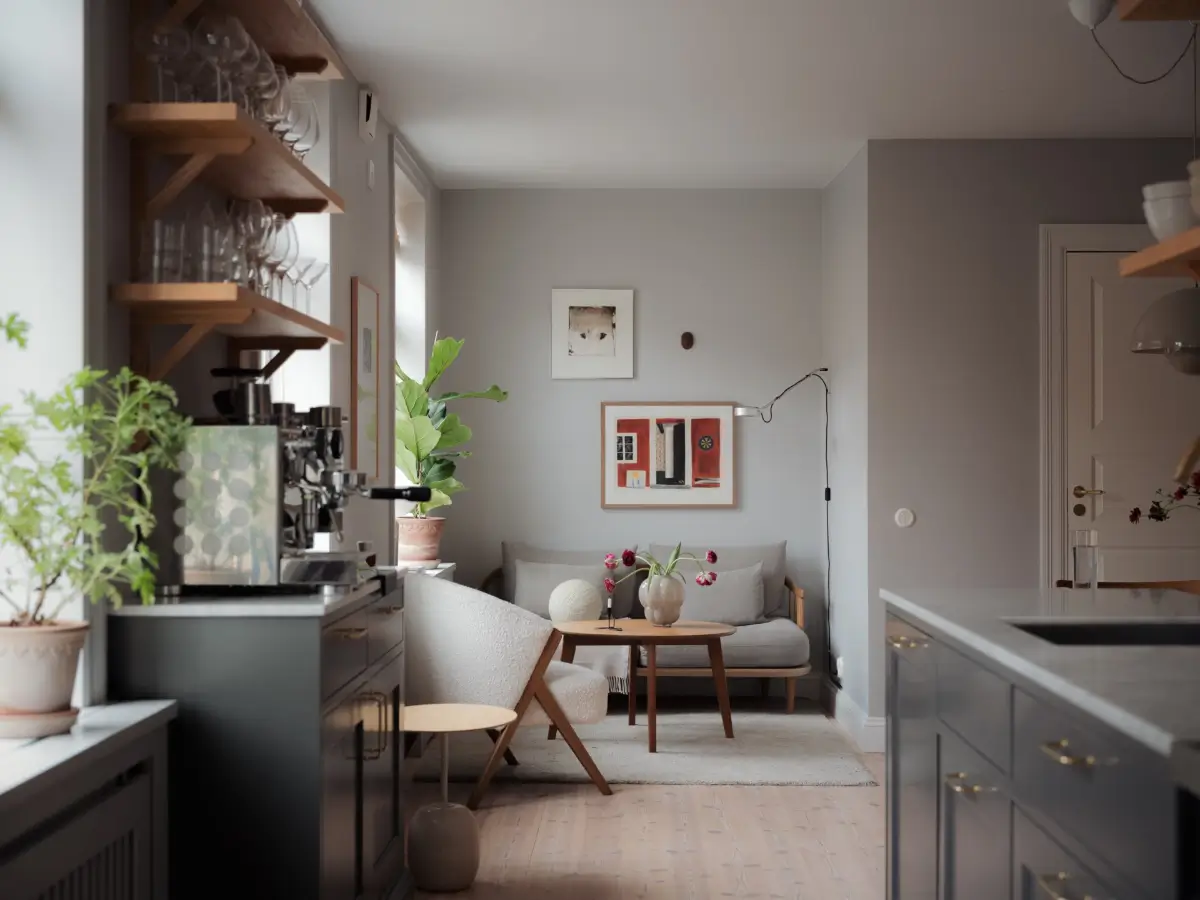 A Serene Duplex Apartment Pairs Period Elements with Modern Comforts 2 renovated-19th-century-duplex-apartment-sweden-nordroom