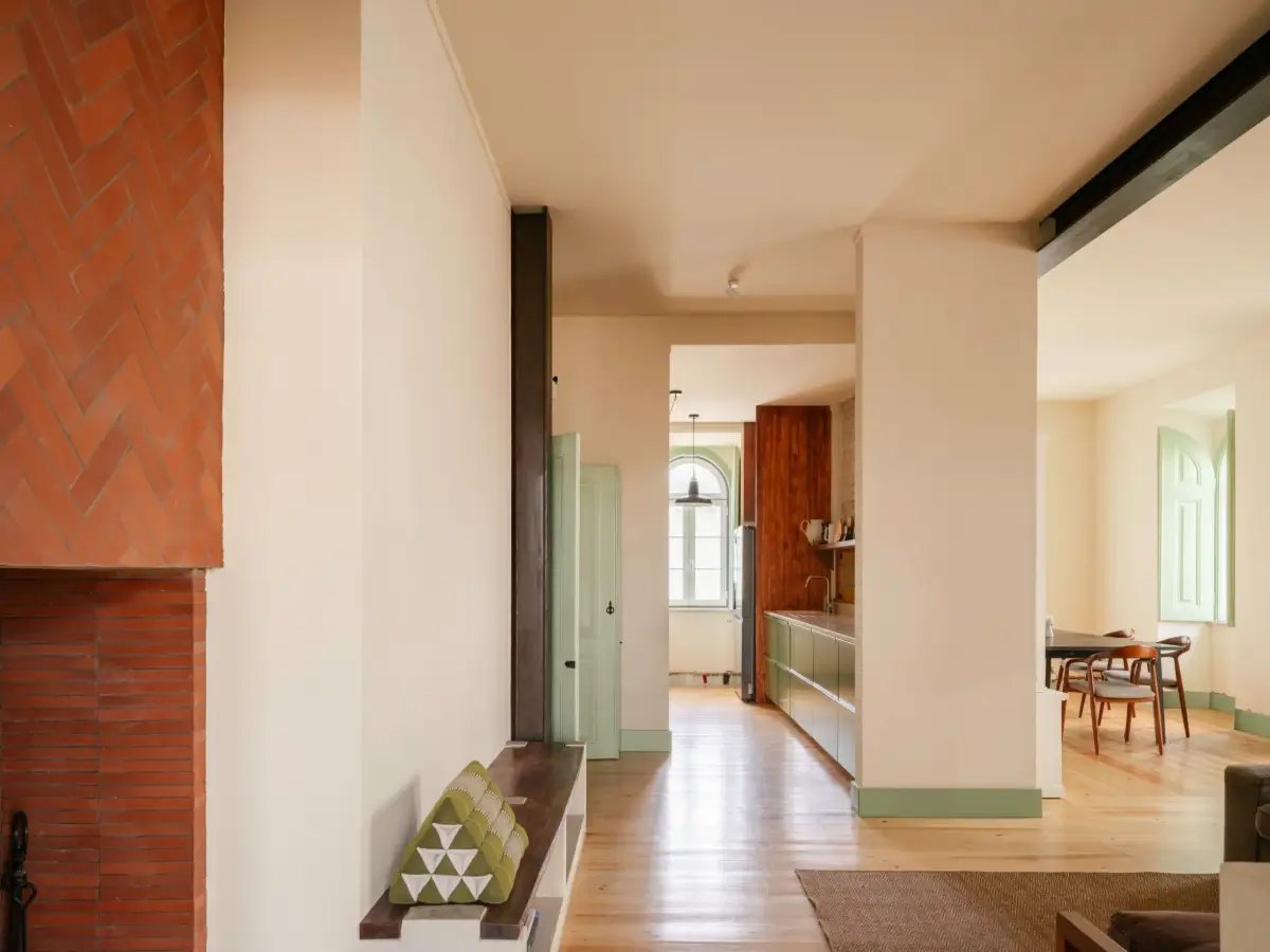 A Restored 19th-Century House in Portugal with Apple Green Color Accents 4 restored-19th-century-house-portugal-nordroom