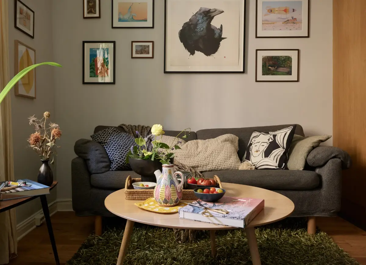 A Small Ground Floor Apartment with Cozy Nooks, Plants, and an IKEA Kitchen 3 small-ground-floor-apartment-stockholm-nordroom