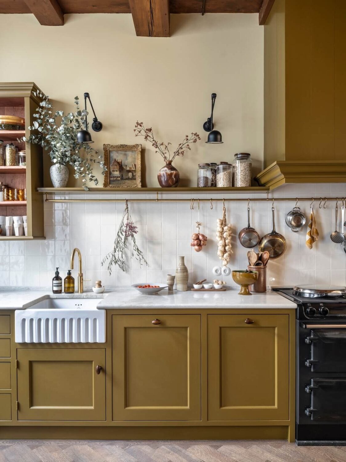 The 2027 Color of the Year Prediction: A Shift Toward More Expressive Colors? 15 warm-yellow-greene-kitchen-cabinets-color-2027