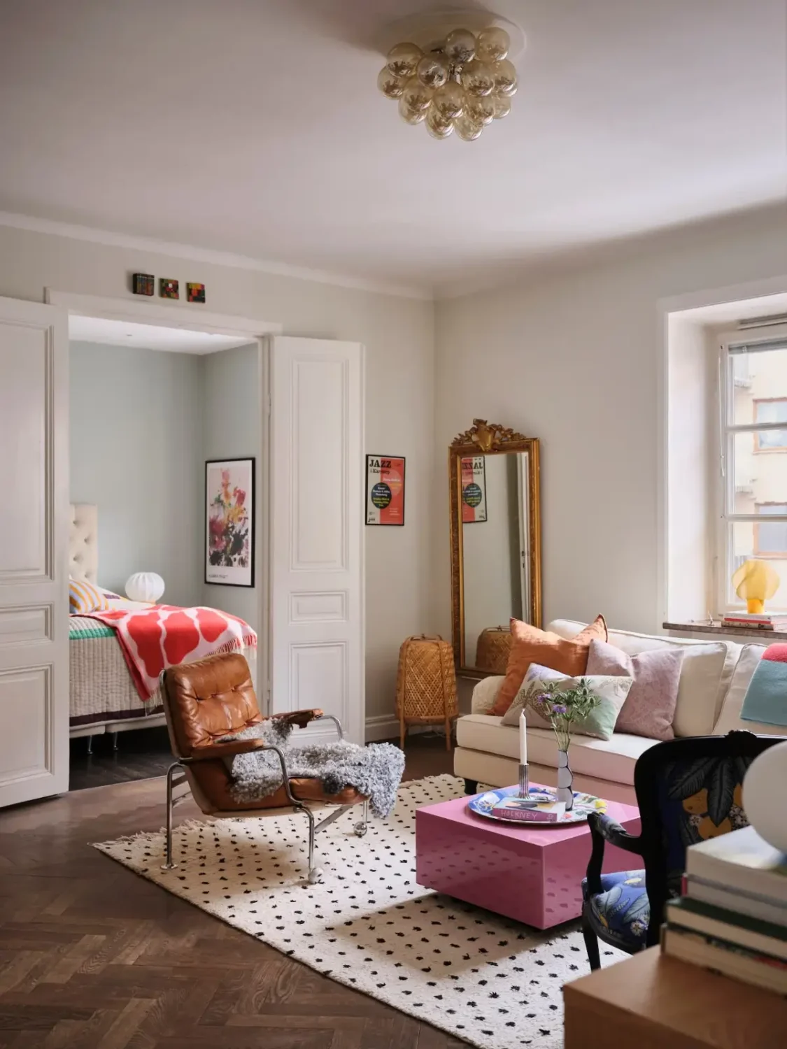 Modern Elements, Fun Colors, and Period Charm in a Stockholm Apartment 2 bright-1920s-apartment-sodermalm-stockholm-nordroom