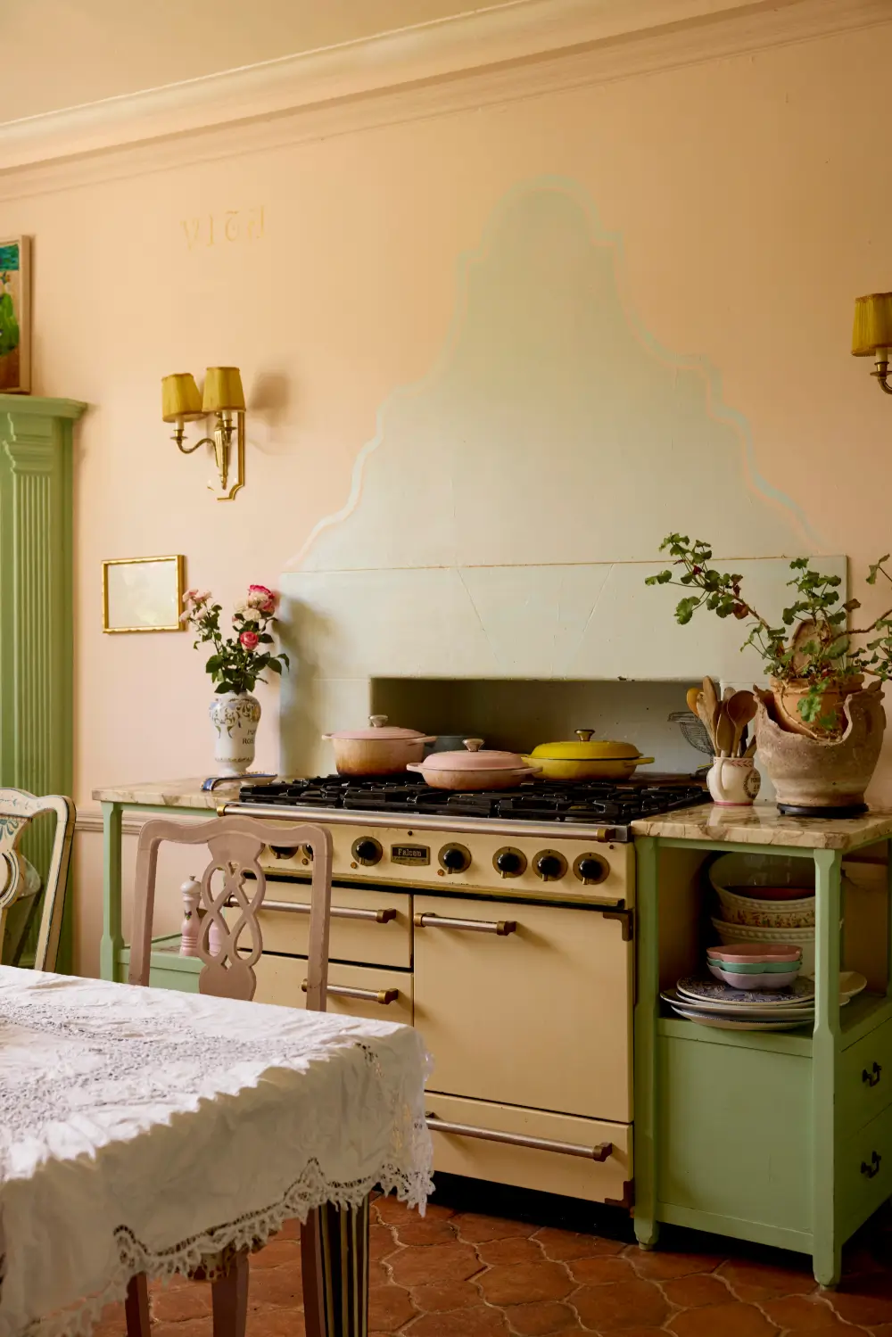 Playful and Colorful Interiors in a Grand Georgian House in the English Countryside 12 colorful-eclectic-art-filled-manor-house-england