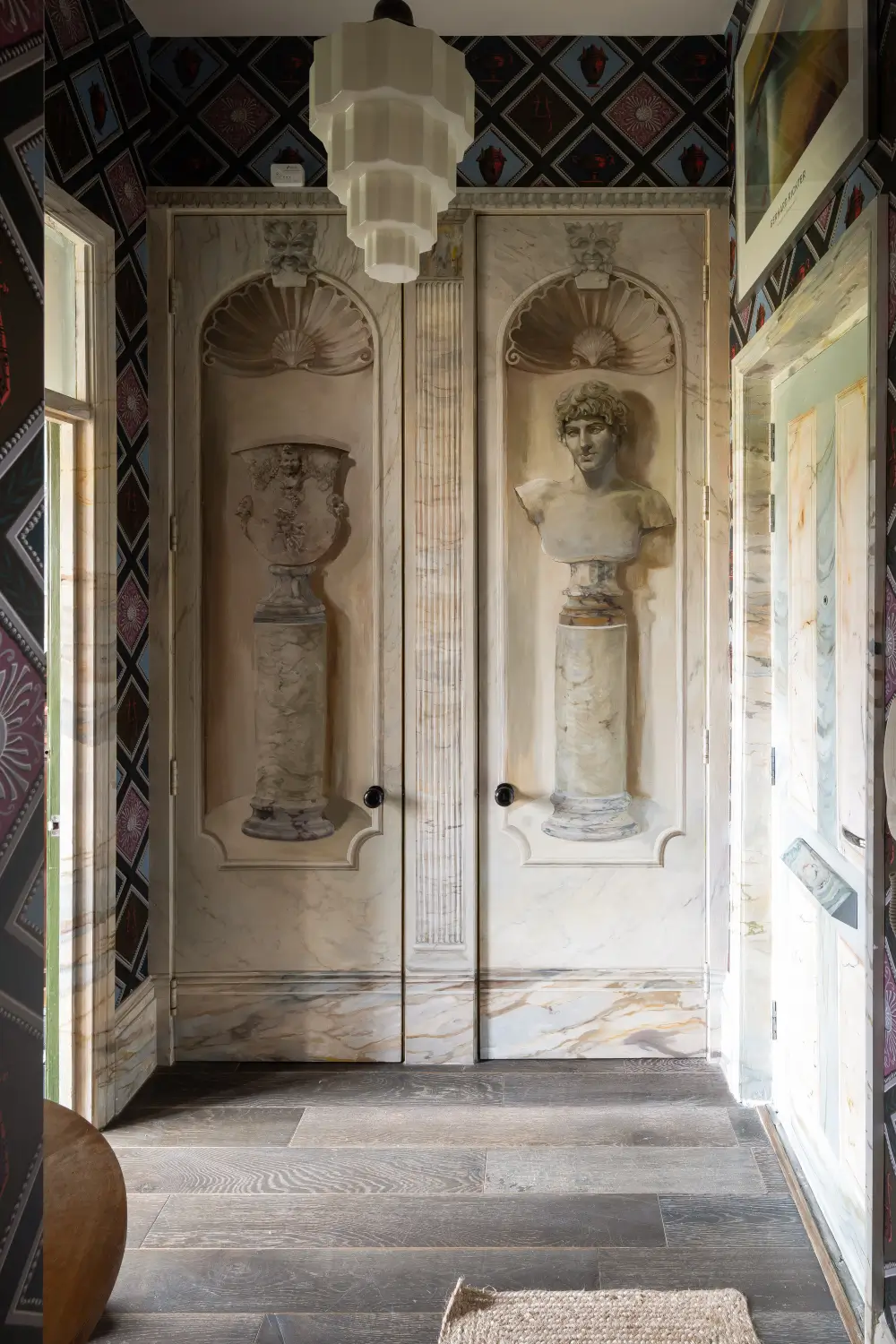 A Pink and Green Color Palette in the Eclectic London Apartment of Two Designers 16 colorful-eclectic-london-apartment-luke-edward-hall-duncan-campbell