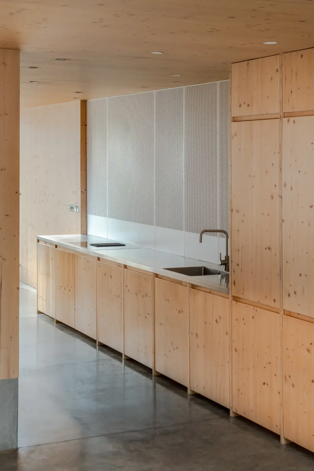 Spruce, Polished Concrete, and Terrazzo in an Architect-Designed London Home 5 modern-london-house-spruce-interiors-lush-garden