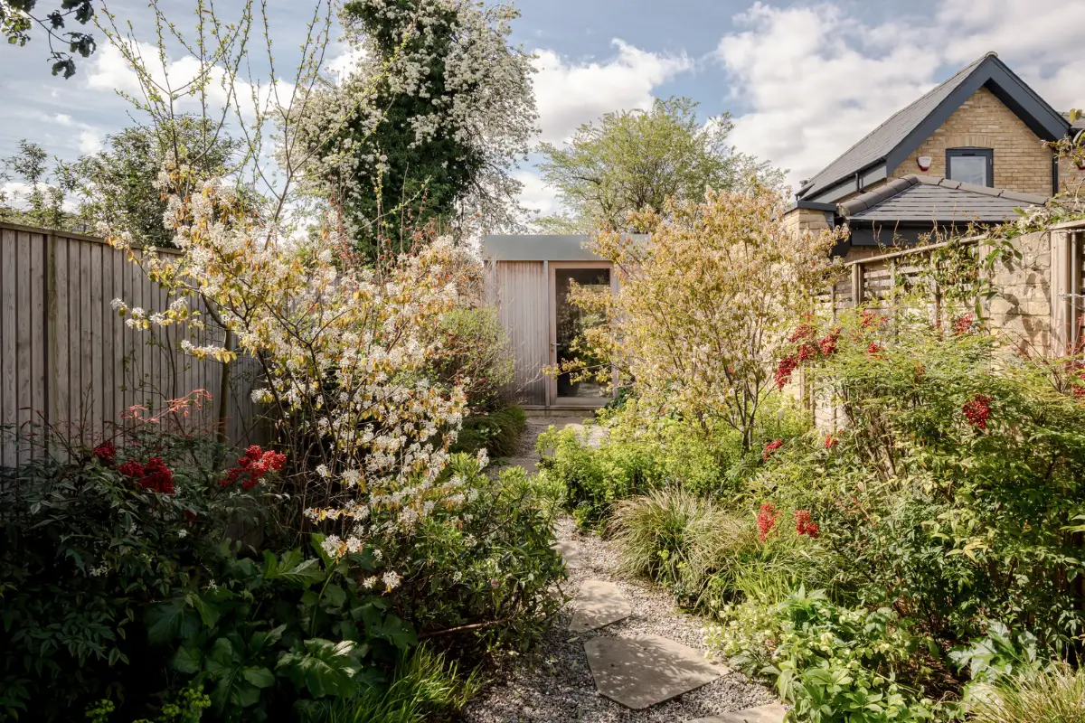 Spruce, Polished Concrete, and Terrazzo in an Architect-Designed London Home 25 modern-london-house-spruce-interiors-lush-garden
