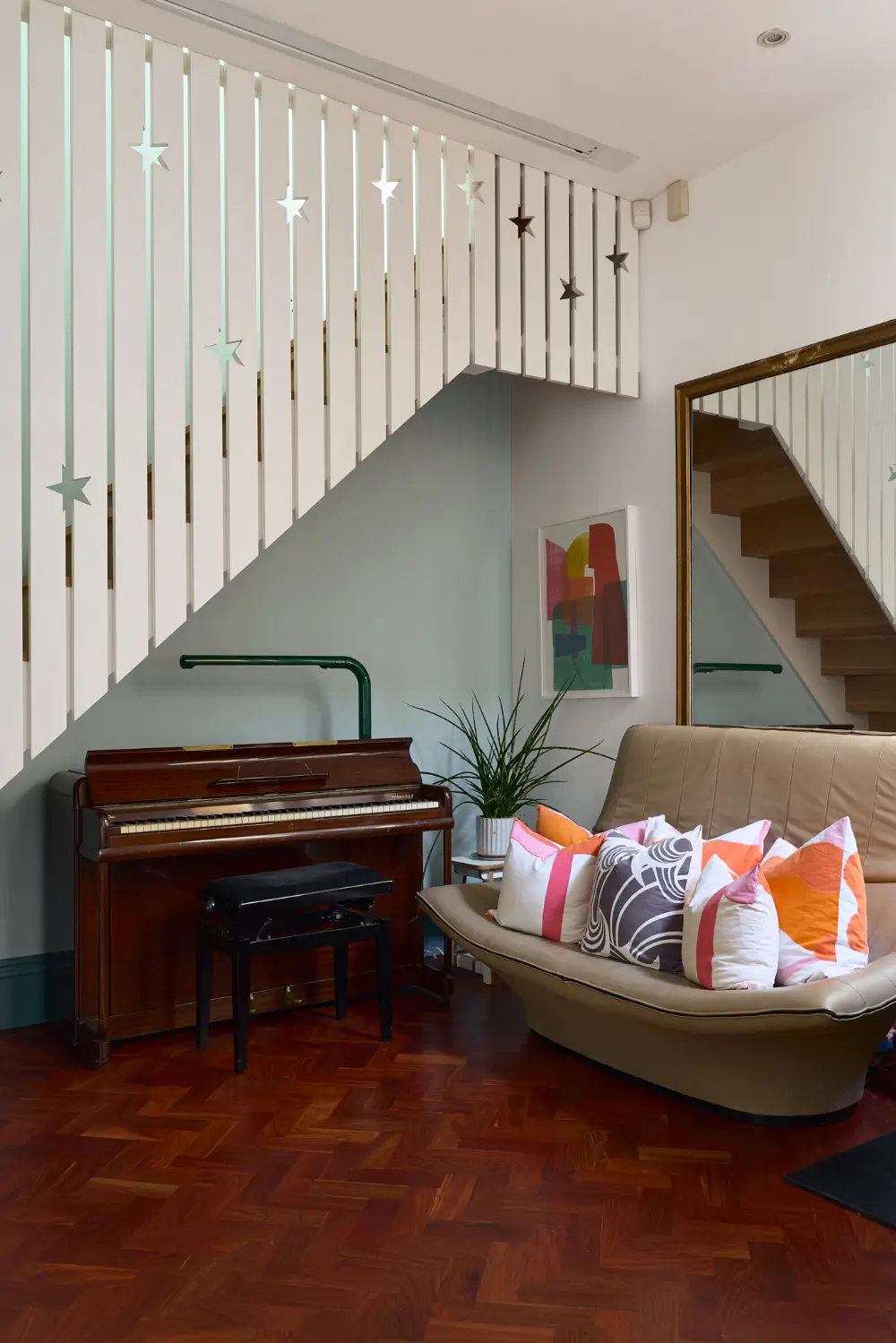 An Abundance of Color in a Unique and Playful London House 15 playful-colorful-architect-designed-blue-house-london