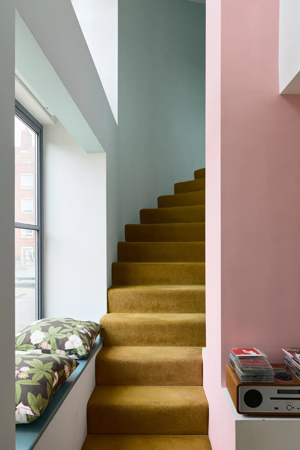 An Abundance of Color in a Unique and Playful London House 20 playful-colorful-architect-designed-blue-house-london