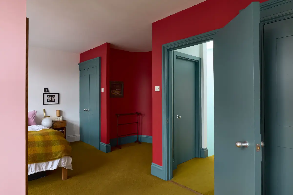 An Abundance of Color in a Unique and Playful London House 28 playful-colorful-architect-designed-blue-house-london