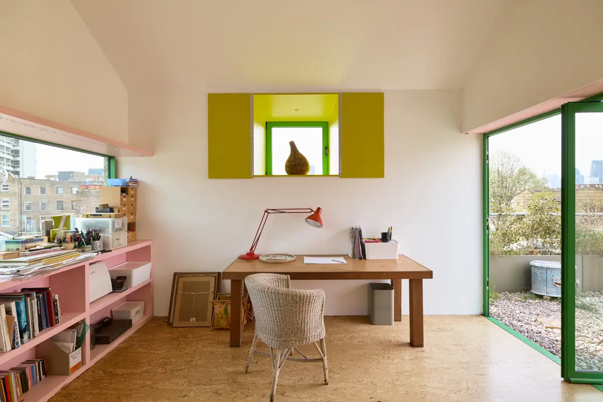 An Abundance of Color in a Unique and Playful London House 37 playful-colorful-architect-designed-blue-house-london