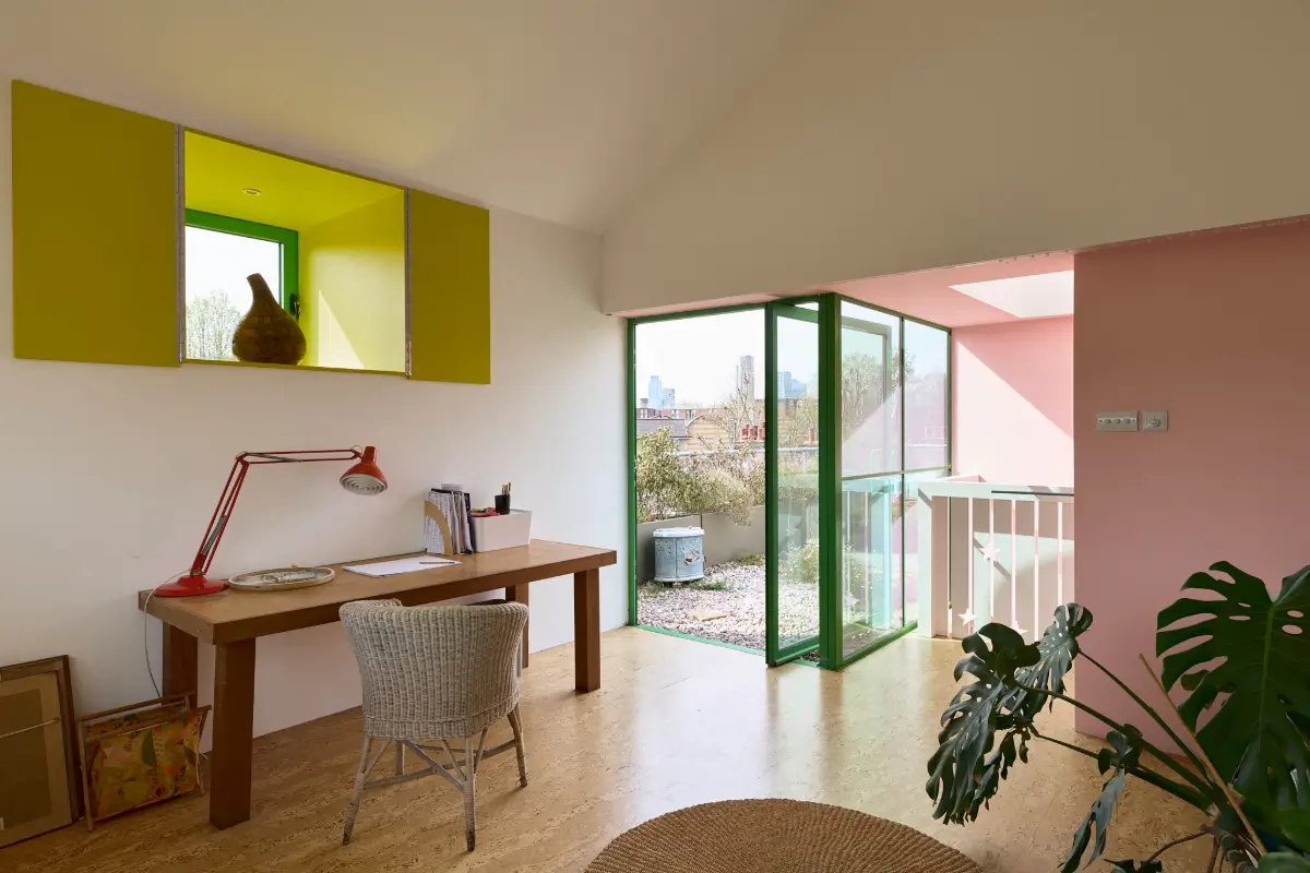 An Abundance of Color in a Unique and Playful London House 38 playful-colorful-architect-designed-blue-house-london