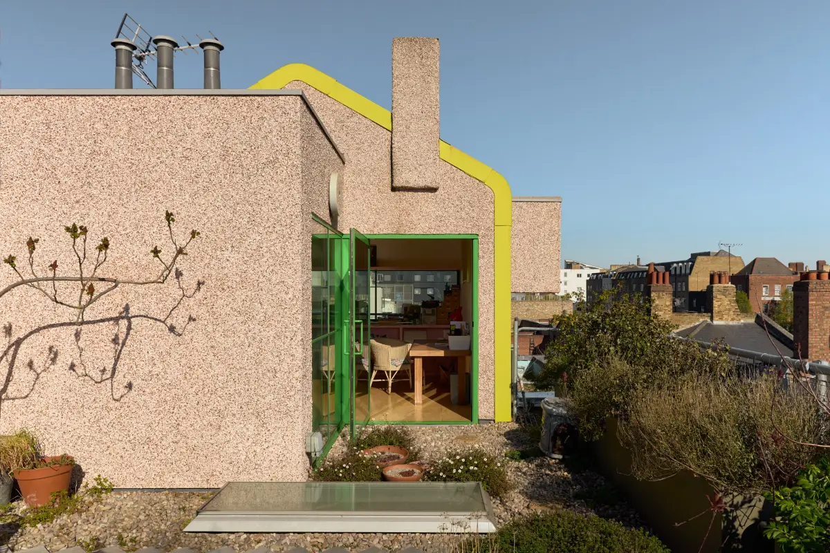 An Abundance of Color in a Unique and Playful London House 39 playful-colorful-architect-designed-blue-house-london