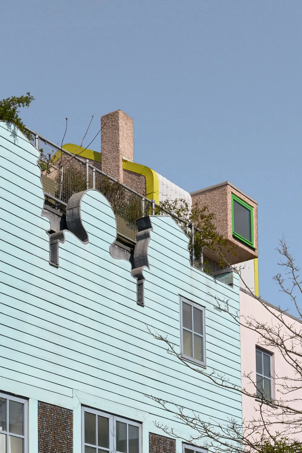 An Abundance of Color in a Unique and Playful London House 42 playful-colorful-architect-designed-blue-house-london