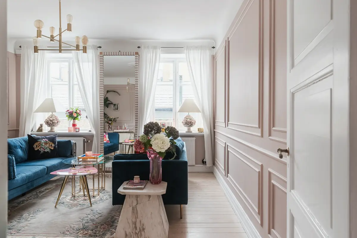 Whimsical Decor and Vibrant Color Accents in a Malmö Apartment 1 renovated-swedish-apartment-bold-colored-hall-nordroom