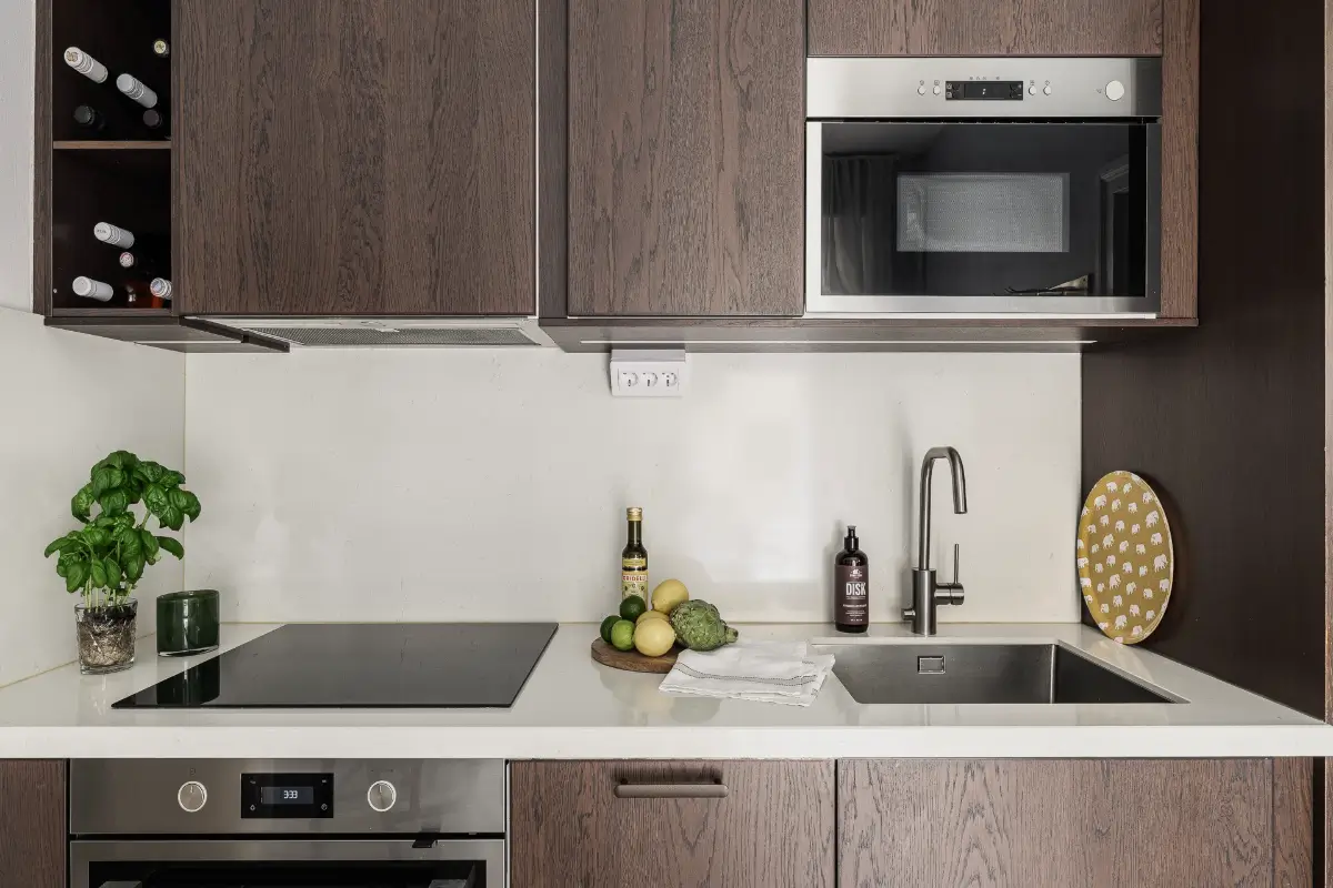 Soft Blue walls and a Spacious Kitchen in a Swedish Studio Apartment 19 turn-of-the-century-studio-apartment-spacious-kitchen-nordroom