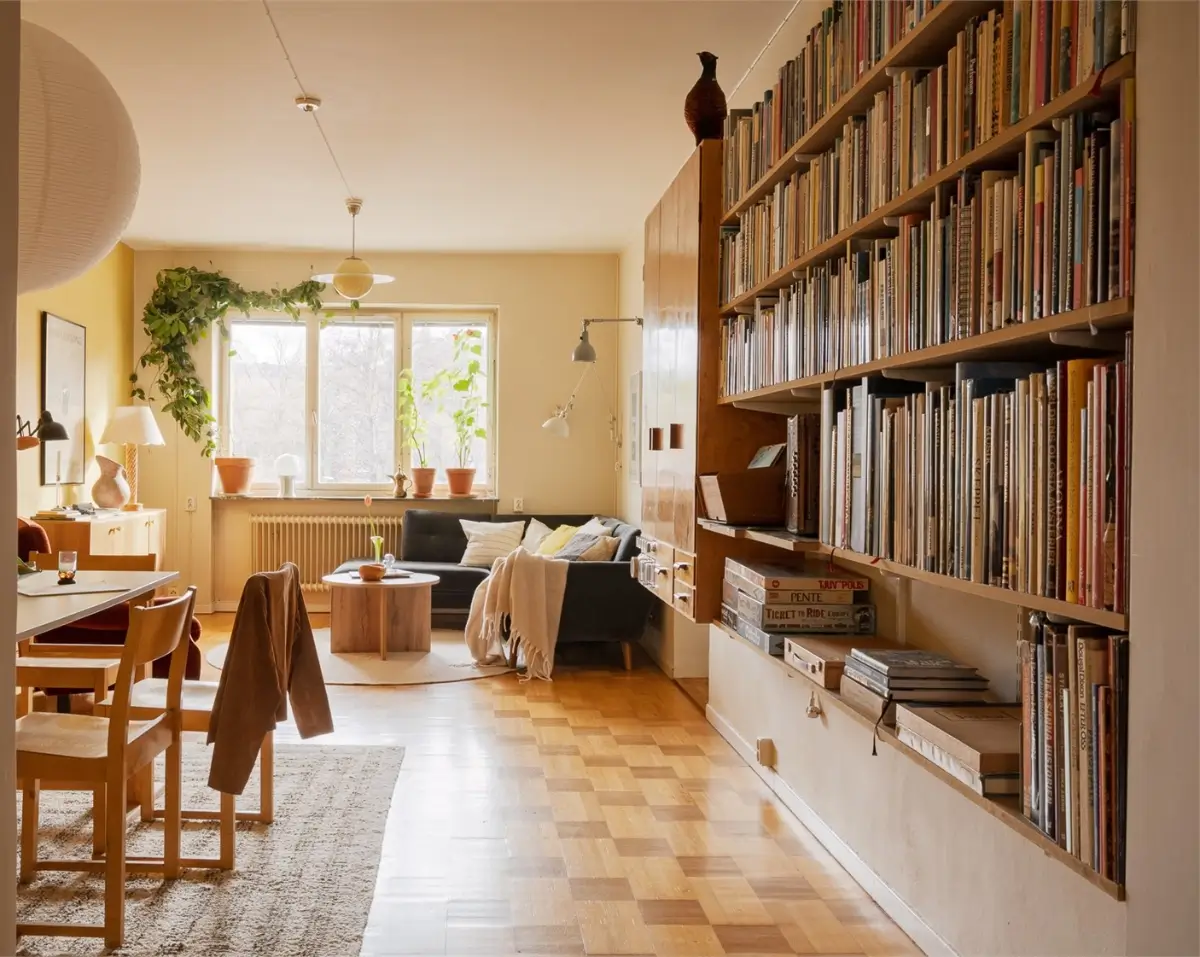 Vibrant Colors in a Spacious 1940s Apartment in Stockholm 6 vibrant-colors-midcentury-apartment-stockholm-nordroom