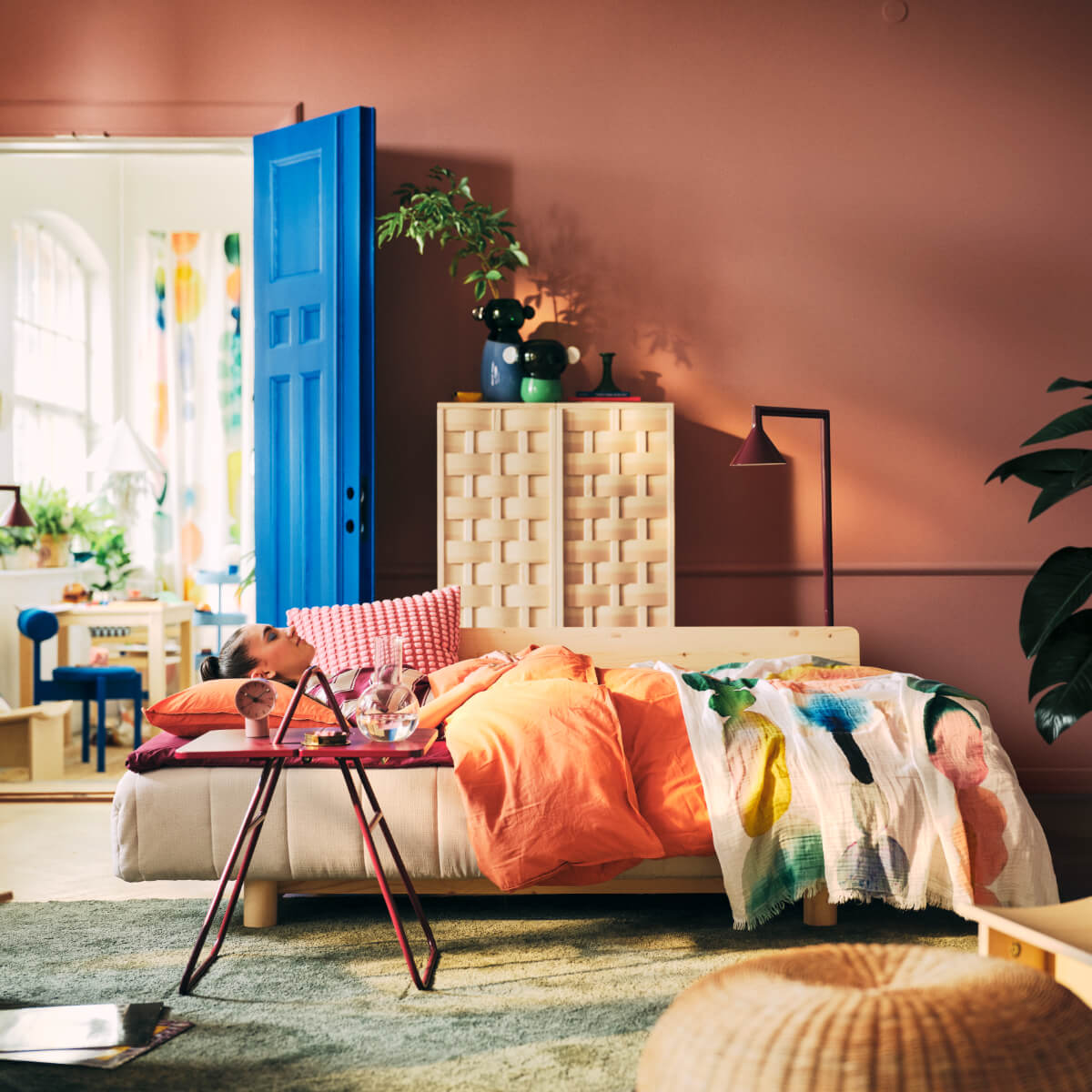 IKEA PS 2026: 44 Products with Playful Functionality (Full Collection) 17 IKEA-PS-2026-sleeper-sofa-foldable-side-table-nordroom