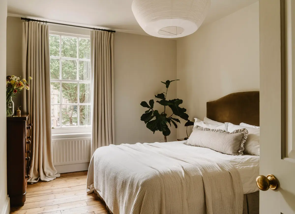 A Serene Two-Bedroom Victorian Apartment Overlooking Arnold Circus 11 calm-color-palette-two-bedroom-victorian-apartment-london