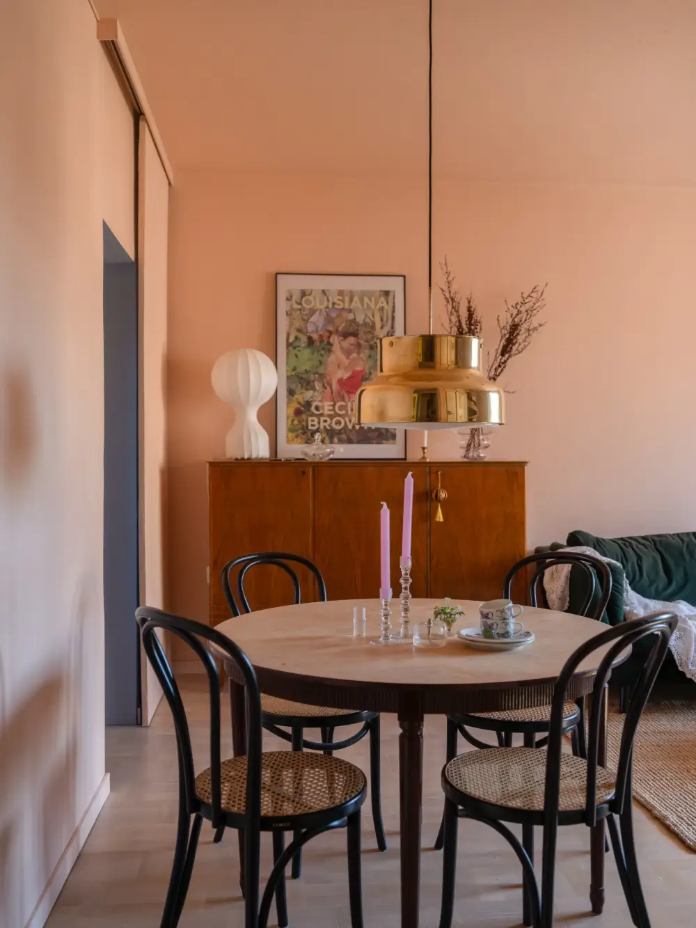 A 1940s Apartment Decorated in Pink and Yellow Hues 12 colorful-1940s-apartment-stockholm-nordroom