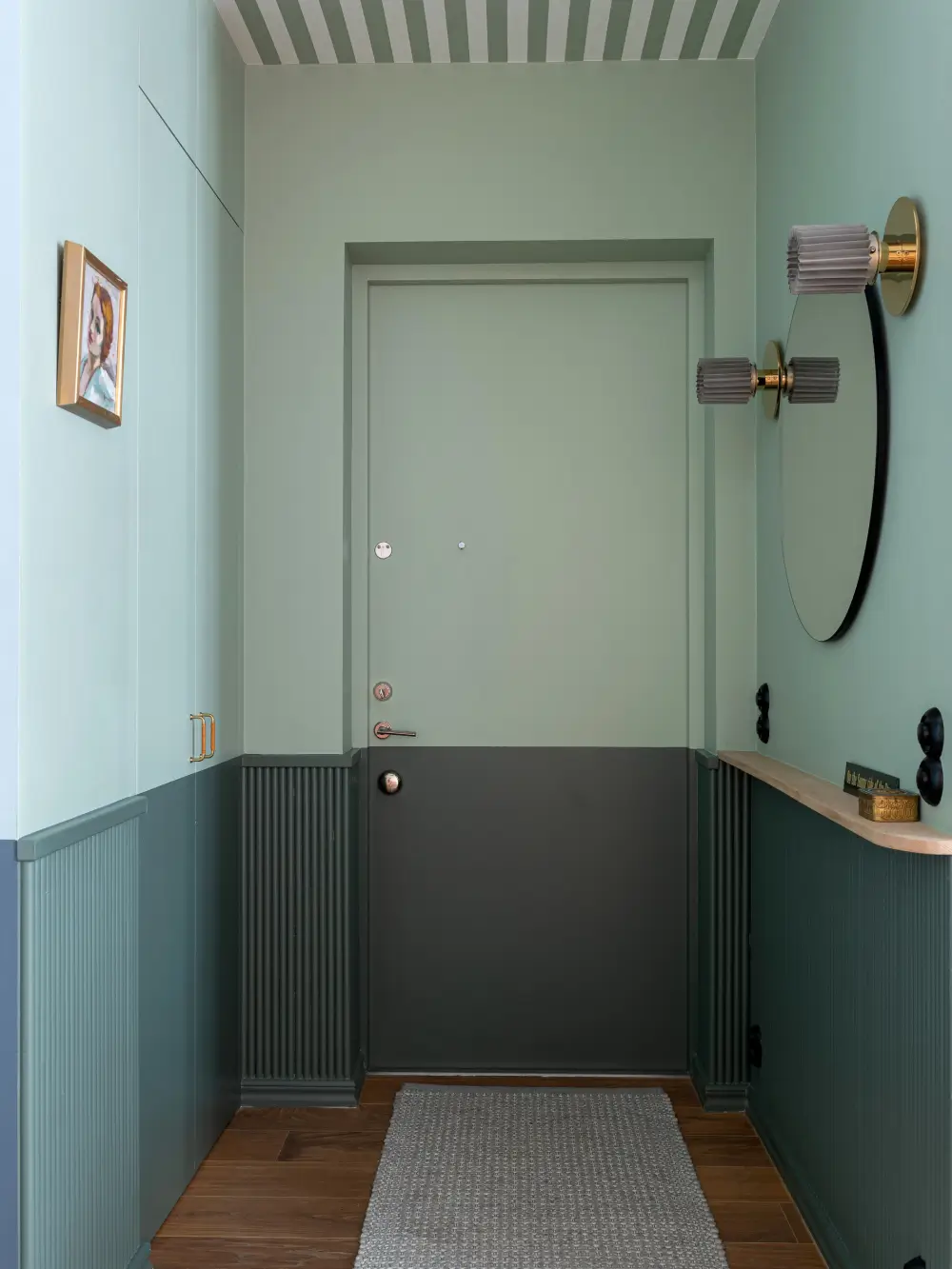 Striped Ceilings and Color-Blocking Walls in a Stockholm Apartment 28 colorful-ground-floor-apartment-private-terrace-stockholm-nordroom