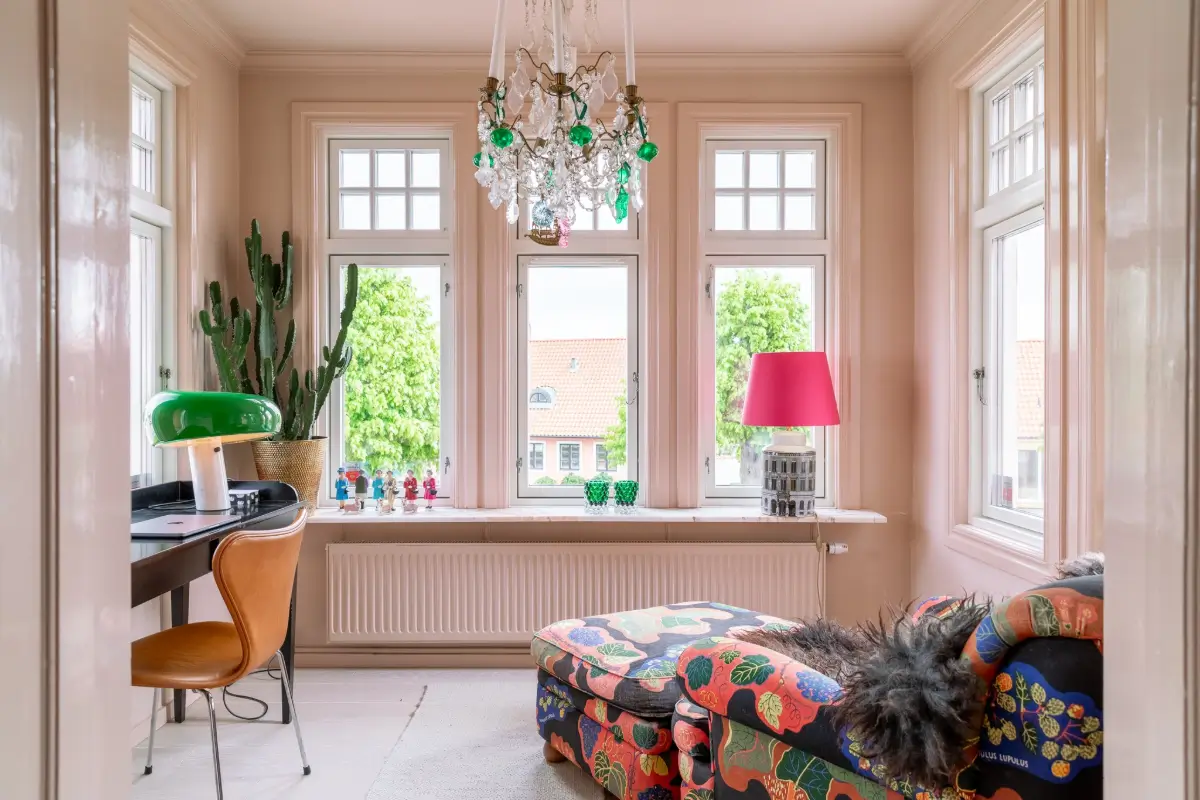 Antiques, Josef Frank Patterns, and Colorful Art in a Light Swedish Villa 5 colorful-home-west-coast-sweden-nordroom