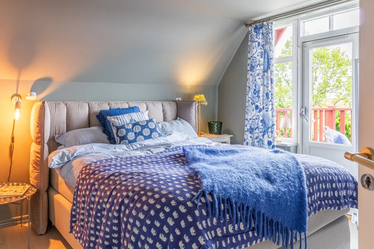 Antiques, Josef Frank Patterns, and Colorful Art in a Light Swedish Villa 23 colorful-home-west-coast-sweden-nordroom