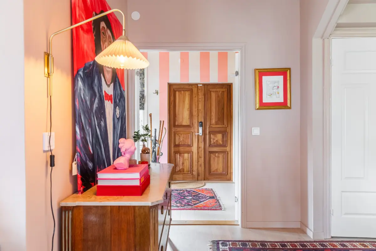 Antiques, Josef Frank Patterns, and Colorful Art in a Light Swedish Villa 14 colorful-home-west-coast-sweden-nordroom