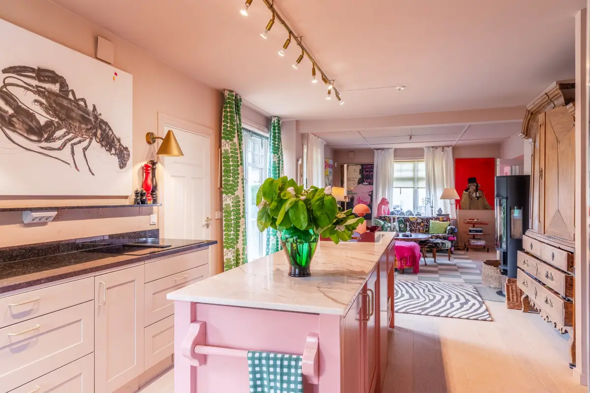 Antiques, Josef Frank Patterns, and Colorful Art in a Light Swedish Villa 12 colorful-home-west-coast-sweden-nordroom
